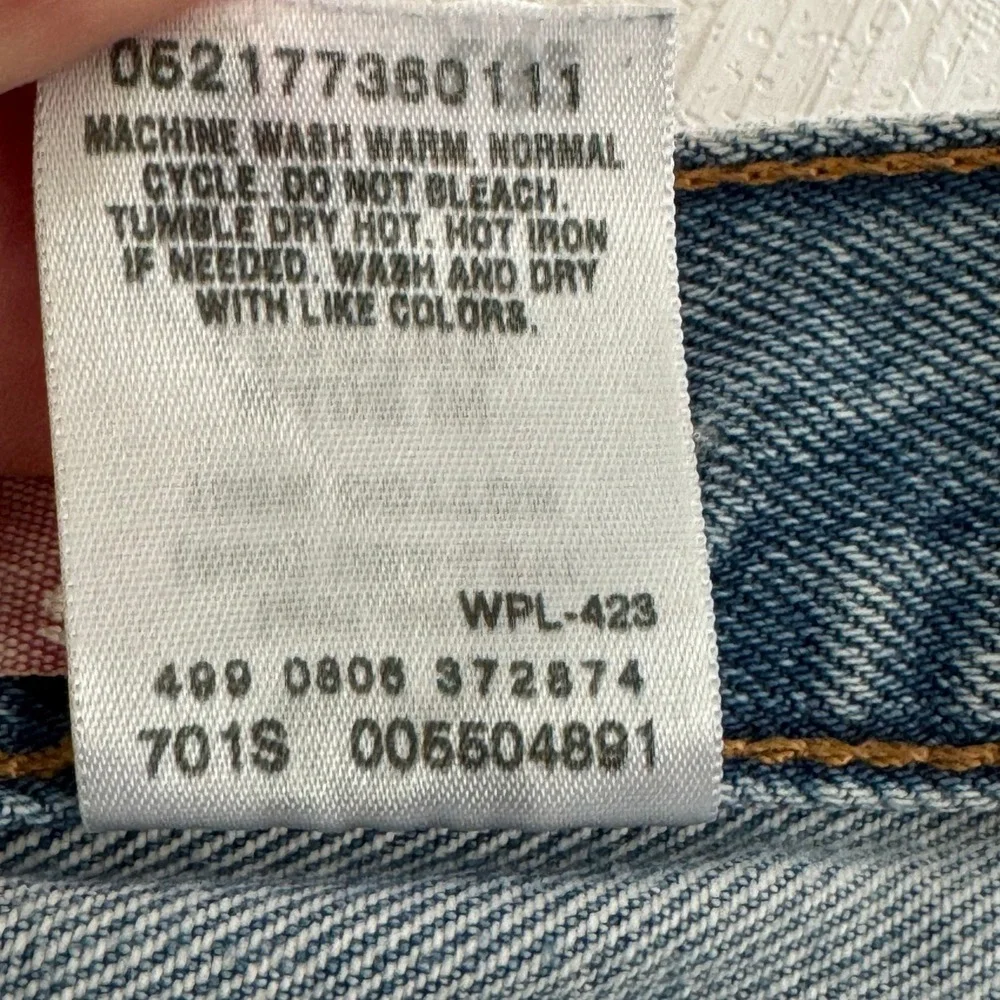 Levi's 550 Relaxed Fit Jeans Mens W38 L32 Light Wash Classic Denim Pants Vintage